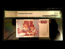 Load image into Gallery viewer, Italy 1000 Lire 1990 Banknote World Paper Money UNC GEM - PMG Certified