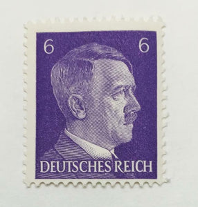 WW2 Rare German Nazi Third Reich 1 Rp Coin, Stamps & 1 Mark Bill in Display frame - Collectors Couch