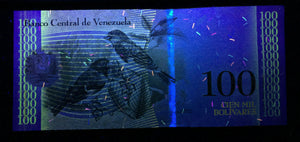 VENEZUELA 100,000 Bolivar 2017 World Paper Money UNC Currency Bill