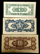 Load image into Gallery viewer, Japanese Government Occupation 1,5,10 Centavos Philippines WWII Era 1942 - Collectors Couch