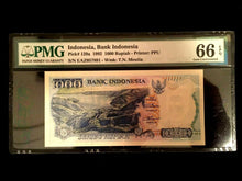 Load image into Gallery viewer, Indonesia 1000 Rupiah 1992 Banknote World Paper Money UNC - PMG Certified
