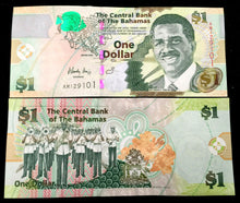 Load image into Gallery viewer, BAHAMAS 1 Dollar Year 2015 Banknote World Paper Money UNC - Collectors Couch
