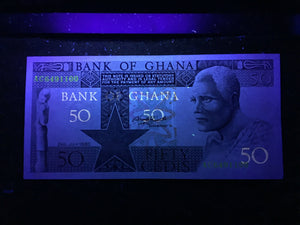 Ghana 50 Cedis 1980 Banknote World Paper Money UNC Currency Bill Note