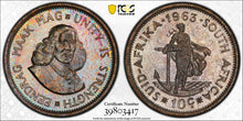 Load image into Gallery viewer, South Africa 10 Cent 1963 PCGS PR67 - Collectors Couch