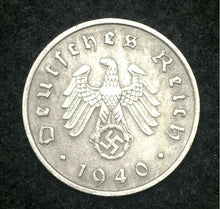 Load image into Gallery viewer, WW2 Rare10 RP German Coin &amp; Stamp &amp; 20 Mark Bill in Holder -Historical Artifacts - Collectors Couch