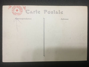 Antique WW1 Very Rare Postcard 1914-1915 War Plane on Display in Paris Hotel - Collectors Couch