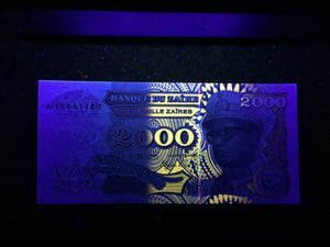 Zaire 2000 Zaires 1991 Banknote World Paper Money UNC Currency Bill Note - Collectors Couch