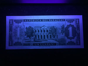 Paraguay 1 Guarani 1952 Banknote World Paper Money UNC Currency Bill - Collectors Couch