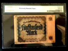 Load image into Gallery viewer, Rarest Historical 5000 German Marks 16/09/1922 - Uncirculated PMG Certified - Collectors Couch