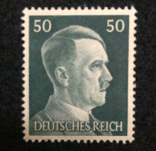 Load image into Gallery viewer, German Rare WW2 20 Mark Bill &amp; German 50 Pf Coin with UNC Stamps