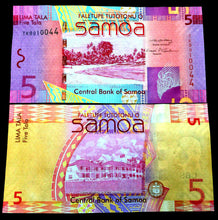 Load image into Gallery viewer, Western Samoa 5 Tala 2012 Banknote World Paper Money UNC Currency Bill Note - Collectors Couch
