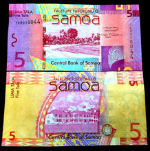 Load image into Gallery viewer, Western Samoa 5 Tala 2012 Banknote World Paper Money UNC Currency Bill Note