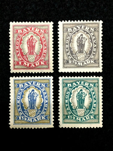 Germany Bavaria Rarest Madonna Christ Child Stamp Set MNH - Only One on eBay - Collectors Couch