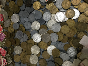 Clearance SALE Antique WWI and WW2 Germany War Coin Collection Lot & Bill - Collectors Couch
