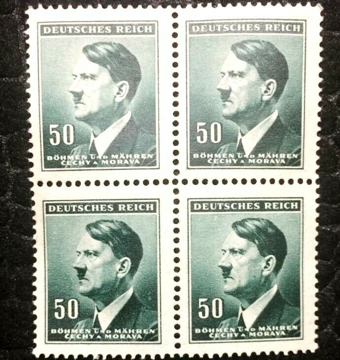 Rare Old Antique Authentic WWII Unused German Stamp Collection Lot - 50Rp - Collectors Couch