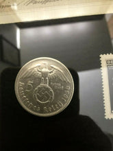 Load image into Gallery viewer, Authentic Rare German 1000 Mark Bill &amp; 5 Mark SILVER Coin &amp; Stamps