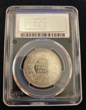 Load image into Gallery viewer, British India 1921 B George Rupee PCGS MS 63