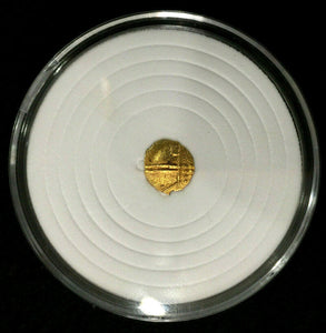 1881 India Travancore Gold Viraraya Fanam VF - A Rare Historical Artifcat