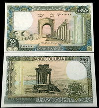 Load image into Gallery viewer, Lebanon 250 Livres 1988 Banknote World Paper Money UNC Currency Bill Note - Collectors Couch