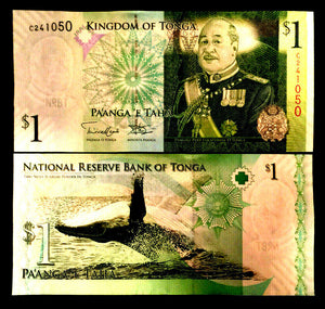 Kingdom Of Tonga $1 Banknote World Paper Money UNC Currency Bill Note - Collectors Couch