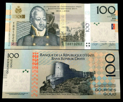 Haiti 100 Gourdes 2010 Banknote World Paper Money UNC Currency Bill Note - Collectors Couch