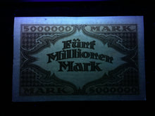 Load image into Gallery viewer, Germany 5,000,000 (5 million) Mark 1923 - Historical Artifact - 97 Years Old UNC - Collectors Couch