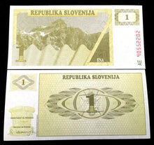 Load image into Gallery viewer, Slovenia 1 Tolar 1990 Banknote World Paper Money UNC Currency Bill Note