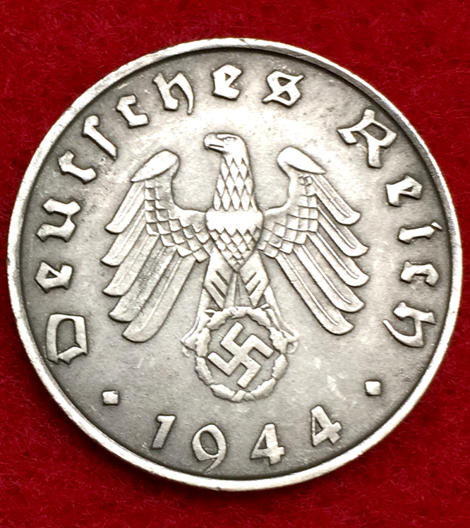 Rarest Old WWII German War 10 Cent Coin Military Army Collection Army 1944 D-Day - Collectors Couch