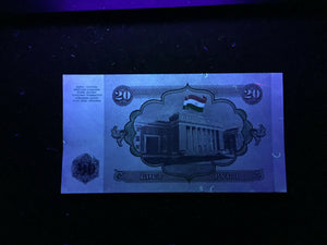 Tajikistan 20 Rubles 1994 Banknote World Paper Money UNC Currency Bill Note