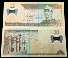 Load image into Gallery viewer, Dominican Republic 20 Pesos Polymer Banknote World Paper Money UNC Bill Note - Collectors Couch