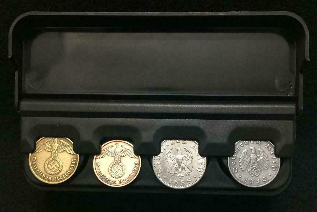 Coin Display Case - Securely Holds Four Coins