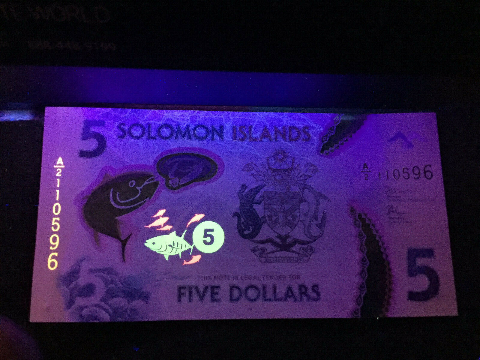 Fiji 5 Dollars 2012 Polymer Banknote – UNC World Paper Money – Crisp Authentic Bill