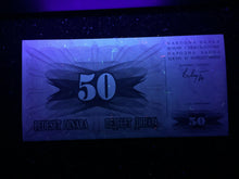 Load image into Gallery viewer, Bosnia &amp; Herzegovina 50 Dinara 1992 Banknote World Paper Money UNC Bill Note - Collectors Couch